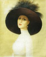 "Жіночий портрет (у капелюсі)"