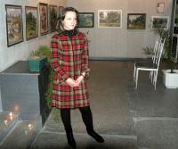 Аліна Славгородська на своїй першій персональній виставці