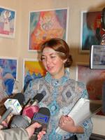 Анна Поплавка - керівник студії та організатор виставки